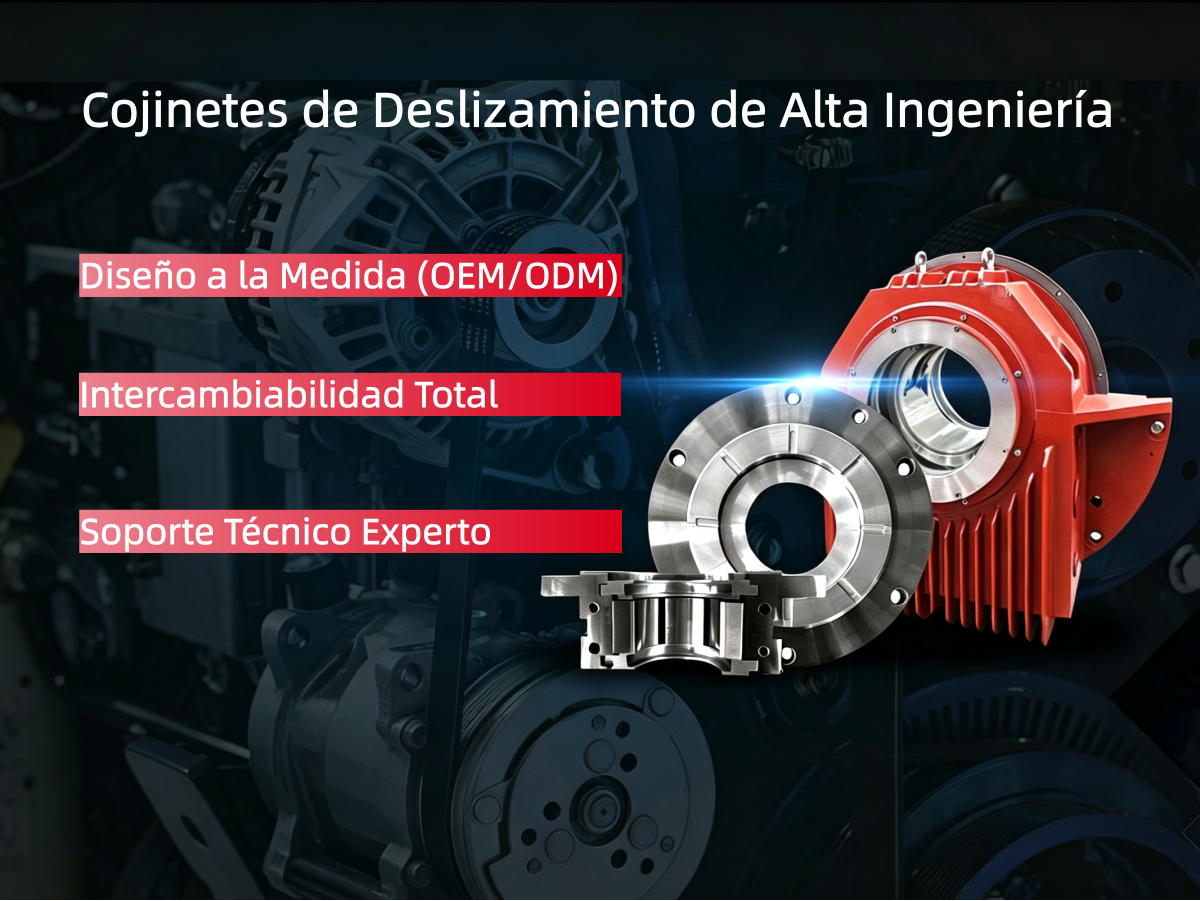 Fabricante Líder de Cojinetes de Deslizamiento Industriales Pesados